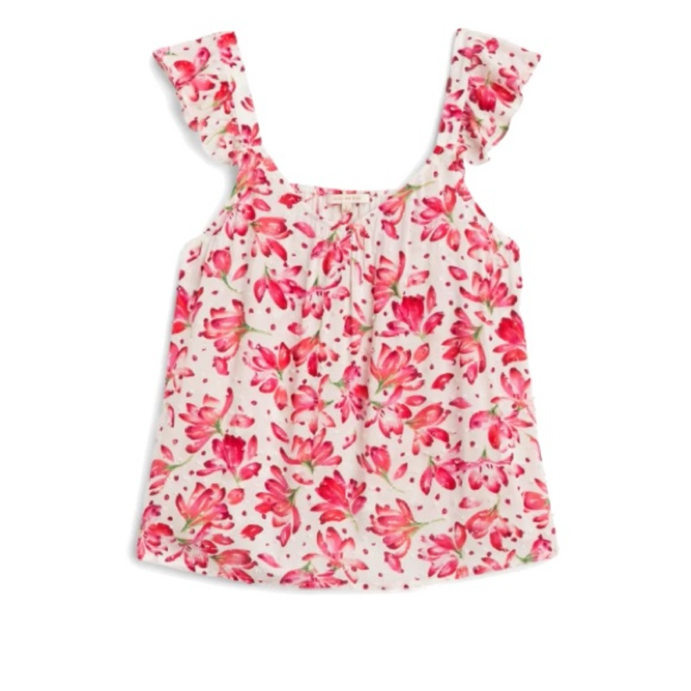 Skies Are Blue Eva Ruffle Sleeve Top